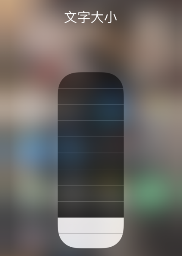 依兰苹果手机维修分享小技巧：在 iPhone 控制中心快速调节字体大小 